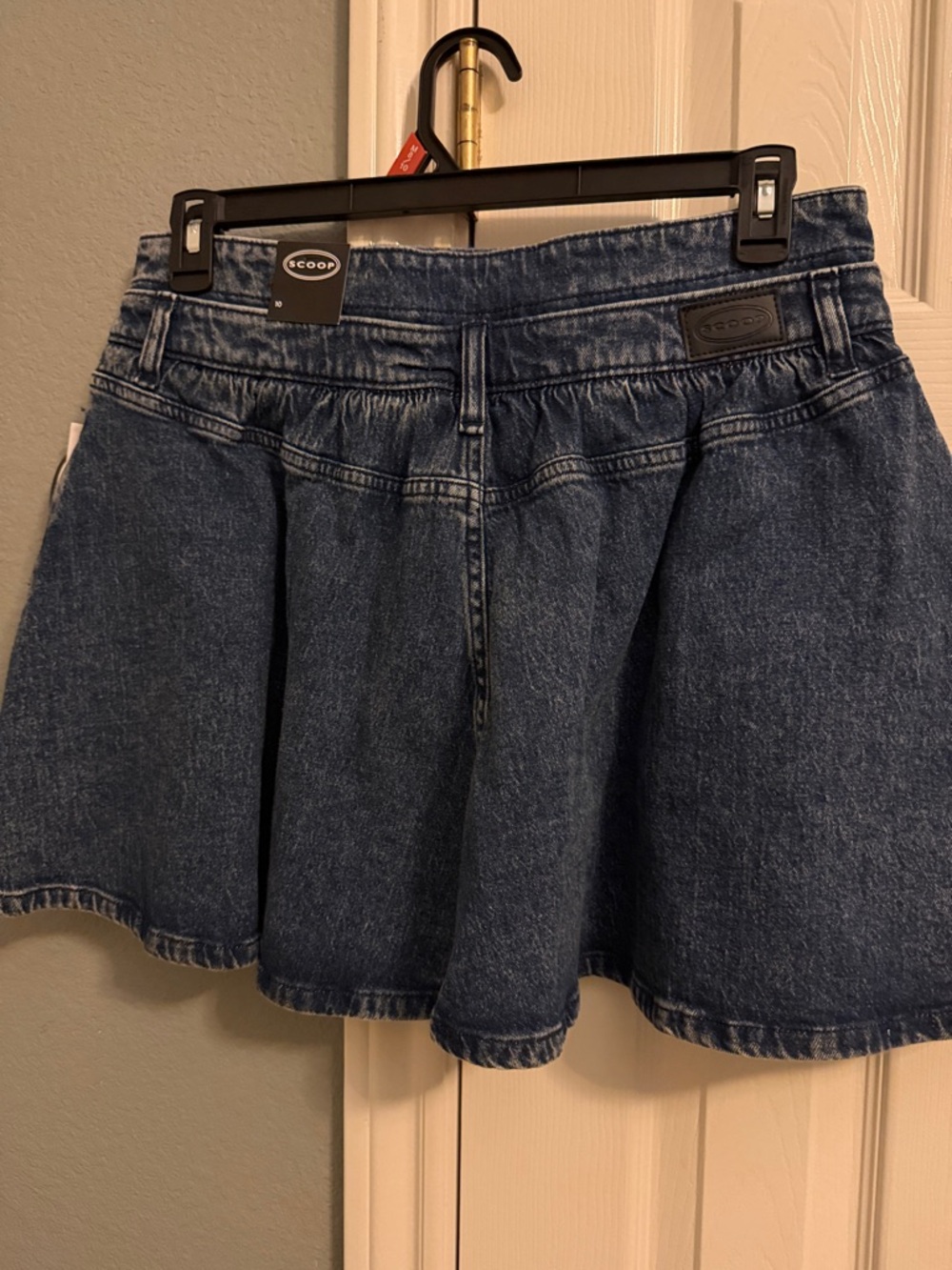 Free Assembly Dark Blue Denim Mini Skirt - Picture 2 of 5